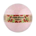 FOLK & FLORA RASPBERRY vonios burbulas, 130 g