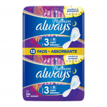 ALWAYS PLATINUM kvepiantys higieniniai paketai &bdquo;Night&ldquo; (12 vnt.)