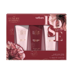 LUXURY BATHING VELVET ROSE & PEONY rankų ir nagų kremai (3 x 50 ml)