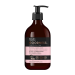 BAYLIS & HARDING GOODNESS ROSE & GERANIUM rankų prausiklis, 500 ml