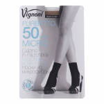 VIGNONI MICRO 50 DEN puskojinės - Nero