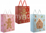 Dovanų mai&scaron;elis &bdquo;SNOW WHITE: Gingerbread Family&ldquo;, XL, įvairių dizainų