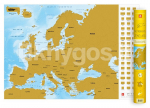 Nutrinamas žemėlapis &bdquo;Europa&ldquo;