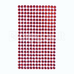 Dekor.lipnūs kristalai 6mm 260vnt. RED