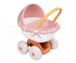 Lėlių vežimėlis Smoby &bdquo;Baby Nurse&ldquo;, balta /rožinė