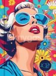 2027 m. A5 darbo kalendorius POP ART