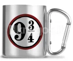 Puodelis &bdquo;Harry Potter:Platform 9 3/4&ldquo;, su karabino formos rankena, 235 ml