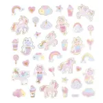 Lipdukai VIENARAGIAI 38vnt pastel