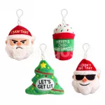 Pliu&scaron;inis pakabukas &bdquo;Christmas Snarky&ldquo;, įvairių dizainų, 1 vnt.