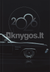 2026 m. A5 darbo kalendorius AUTO (knyga su defektais)