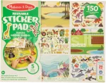 MELISSA & DOUG Daugkartinio naudojimo lipdukų knygelė &bdquo;Gyvūnai ir jų namai&ldquo;