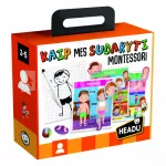HEADU &bdquo;Montessori&ldquo; Žaidimas &bdquo;Kaip mes sudaryti&ldquo;, lietuvių k.