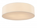 Lubinis &scaron;viestuvas G.LUX Gm-611/4 Fabric White, 4 x E27, D600 x 170 mm, baltos spalvos