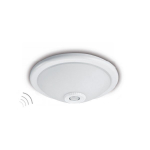 Specialiųjų patalpų &scaron;viestuvas GTV Vizela, E27, 2 x 40W, su judesio davikliu, 360&deg;, IP20, pusiau ska