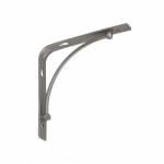 Lentynos laikiklis VELANO, BOW 150 SRMT 150x150 mm, sidabro spalvos, DMX 5651