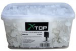 Plytelių i&scaron;lyginimo sistema XTOP, 1,5 mm, inkarų 900 vnt., plytelių auk&scaron;tis 5-14mm