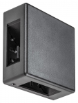 Lauko &scaron;viestuvas RABALUX Lippa, LED, 6W, 230V, 3000K, 190 lm, IP54, sieninis, plastikinis, juodos sp