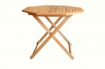 Medinis a&scaron;tuoniakampis sulankstomas stalas Union 89580, 73x90x90cm