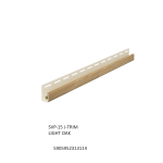 PVC J tipo profilis VILO VOX, SVP15, ilgis 3,05 m, &scaron;viesus ąžuolas, 3030238