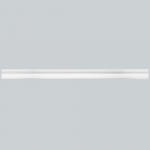 Lubų/sienų apdailos juostelė HOMESTAR Modern C40, spl. balta, 30x30x2000 mm, 13010