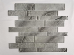 Mozaika MONA MOSAICS Td-31-58, 298 x 300 x 8 mm, 11 vnt./dėž., stiklo, spl. pilka