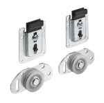 Stumdomų durų montavimo rinkinys HETTICH SlideLine12, cinkuotas, 25 kg, 9111015