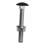 Varžtas DOMAX, ZACB 08060, 8x60 mm, juoda sp., 4 vnt., 34932