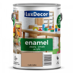 Universali akrilinė emalė LUXDECOR, 2,2 l, (11) Latte kavos spalvos , matinis
