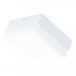 LED &scaron;viestuvas TOPE Tora, 12W, 3000K, 852 lm, IP40, vir&scaron;tinkinis, kvadratinis, baltos sp., matmenys