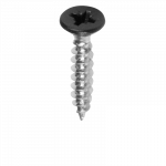 Sraigtas DOMAX, ZAS 45025, 4,5x25 mm, juoda sp., 12 vnt., 34942