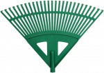 Plastikinis vėduoklinis grėblys TR12G, be koto