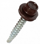 Cinkuotas savisriegis su tarpine RAWLPLUG, RAL 8017, 4,8 x 35 mm, 150 vnt.