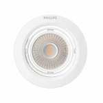 Montuojamas &scaron;viestuvas PHILIPS Pomeron, įleidžiamas, LED 5 W, 4000 K, dimeriuojamas, 350 lm, IP20, 1