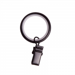 Karnizo žiedai su segtukais MARDOM 10 Vnt., Metaliniai žiedai su segtukais. Skersmuo -19mm. Pakuotėj