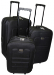 Lagaminas MC3030, juodos spalvos, S 38x18x58 cm, poliesteris, su ratukais