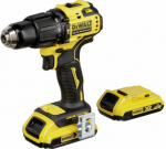 Akumuliatorinis mūginis grežtuvas DEWALT DCD709D2T-QW, 18 V, komplekte 2x 2 Ah akumuliatoriai ir kr