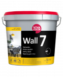 Vandeniniai vidaus dažai VIVACOLOR Wall 7, 4,8 l, A bazė, balti, matiniai