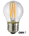 LED lempa ORRO, 6W, E27, G45, 230V, 2700K, 600  lm, filamentinė