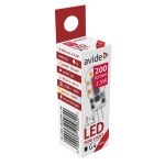 LED lemputė AVIDE, 1.2W, G4, WW, 3000K, 12V, 110&deg;, 90 lm, 25.000 val., AT-9820