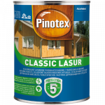 Medienos impregnantas PINOTEX Classic Lasur, 1 l, raudonmedis, matinis