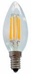 LED lempa ORRO, 6W, E14, C35, 230V, 2700K, 600  lm, filamentinė