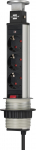 Ilgiklis BRENNENSTUHL 1396200003, 3 lizd., 2m, su įž., be jungiklio, 3x1.5, montuojamas į baldus, sk