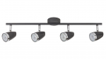 Kryptinis &scaron;viestuvas RABALUX Karen, LED, 4 x 4W, 230V, 3000K, 4 x 280 lm, IP20, metalas su plastiku,
