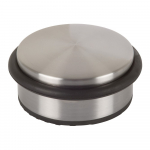 Durų atrama SUKI, H45mm D100mm, 1,2kg., plok&scaron;čia, chromo sp.