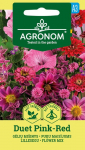 Gėlių sėklos, AGRONOM gėlių mi&scaron;inys DUET PINK-RED, 1 g.