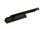 Durų pritraukėjas DORMA, TS90 3-4, juoda spalva, su bėgeliu