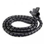 Vamzdis laidams ELECTRALINE FLEX, 25 mm, 1,8 m, juodos sp., 62042