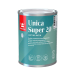 Greitai džiūstantis lakas TIKKURILA Unica Super 20, 0,9 l, EP bazė, pusiau matinis