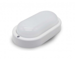 Specialiųjų patalpų LED &scaron;viestuvas ORRO BL185EP04-M, 12W, 840 lm, IP54, su mikrobangų judesio davikl