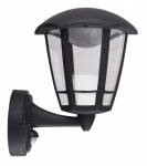 Lauko &scaron;viestuvas ORRO P6066S.L, 8 W LED, 4000 K, IP44, sieninis, su judesio davikliu, juodos sp., A1